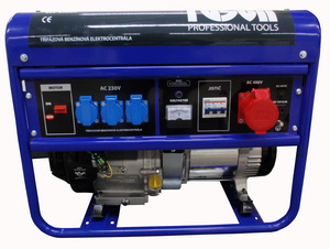 TUSON benzines áramfejlesztő generátor aggregátor háromfázisú 5500W kimenet 3x220V+1x380V E ELC6500T