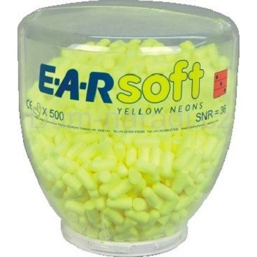 E.A.R. Soft yellow neons eldobható füldugó adagoló buborék 500 pár PD-01-002