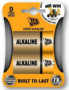 JCB SUPER alkalikus elem D / LR20,2 db/csomag