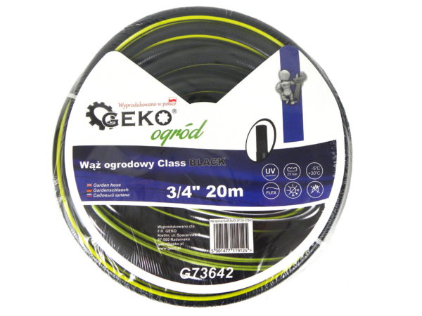 Geko locsolótömlő tömlő slag 3/4" 20 m fekete G73642