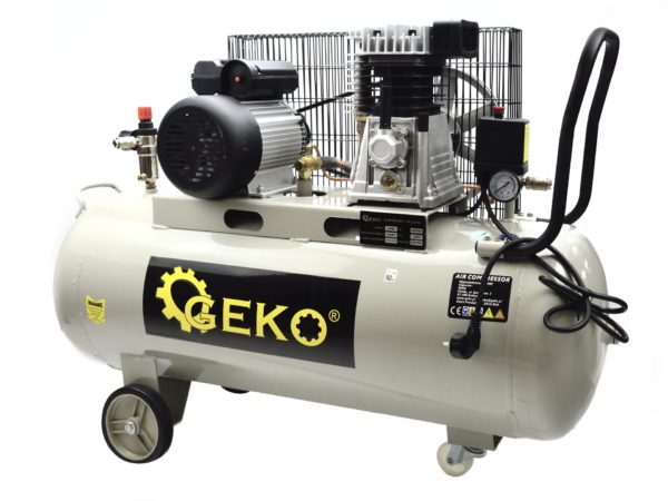 Geko olajos kompresszor 100 liter 8 bar 390 l/perc G80303