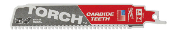 Milwaukee Szablyafűrészlap orrfűrészlap TORCH™ Carbide 150 mm – 5 db 48005501