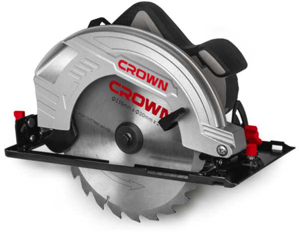Crown Elektromos kézi körfűrész 2000W 230-235mm ipari gép CT15210-235