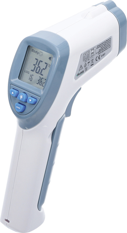 Infravörös hőmérő érintés nélküli lázmérő infra hőmérő thermométer 32-43°C 0-100°C BGS-6007