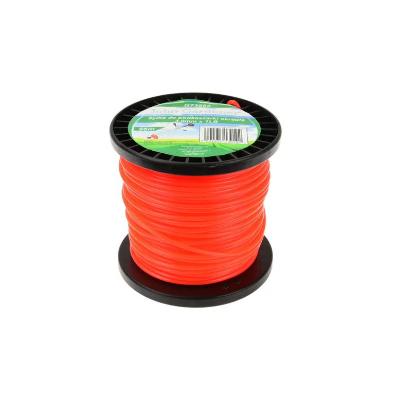 GEKO Fűkasza damil vágószál vágódamil kerek 3.0mmx1LB piros G73952
