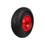 GEKO Talicska kerék fém felnis golyóscsapágyas fúvott gumival tengellyel 4.00-6 32 cm G71006