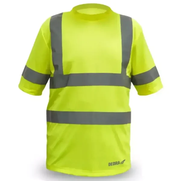 Dedra Férfi rövid ujjú póló, láthatósági, sárga, mérete XXXL - BH81T1-XXXL