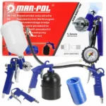 Mar-Pol kompresszor tartozék készlet 5 részes festékszóró alvázvédő porfújó cső kerékfújó M80710M