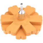 VERKE fóliaradírozó gumikorong 90x20 mm V06621