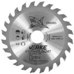 VERKE vídiás körfűrészlap 125 x 22,2 mm 24T V44005