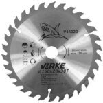 VERKE vídiás körfűrészlap 160 x 20 mm 30T V44020