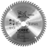 VERKE körfűrészlap fához 185x20 mm 60T V44031