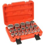 VERKE dugókulcs készlet 12 szögű 1/2" 8-36 mm Cr-V 21 db V39104