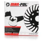 MAR-POL TURBO gyémánt csiszolótárcsa csiszolókorong beton/kő/kerámia 180x5x22,2mm M08786