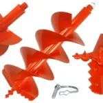 DEMON földfúró szár talajfúró 300 x 800 mm dupla spirál M83166