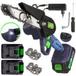 CATA akkumulátoros egykezes láncfűrész 2 akku 2 lánc M66170