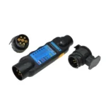 Geko utánfutó aljzat és csatlakozó tesztelő + adapterek 13/7 7/13 G02331
