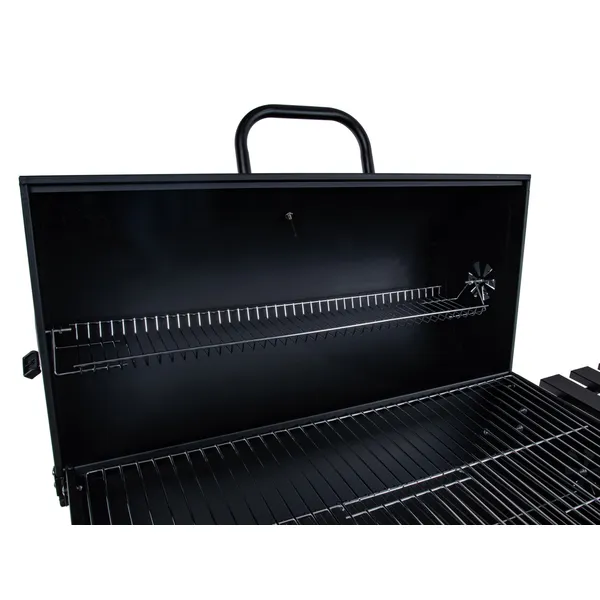 GEKO hordó típusú faszenes grill fedővel - 71x35cm ráccsal G80514 - Image 9