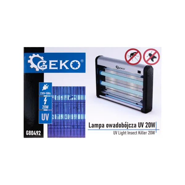 GEKO elektromos rovarcsapda UV 20W G80492 - Image 2