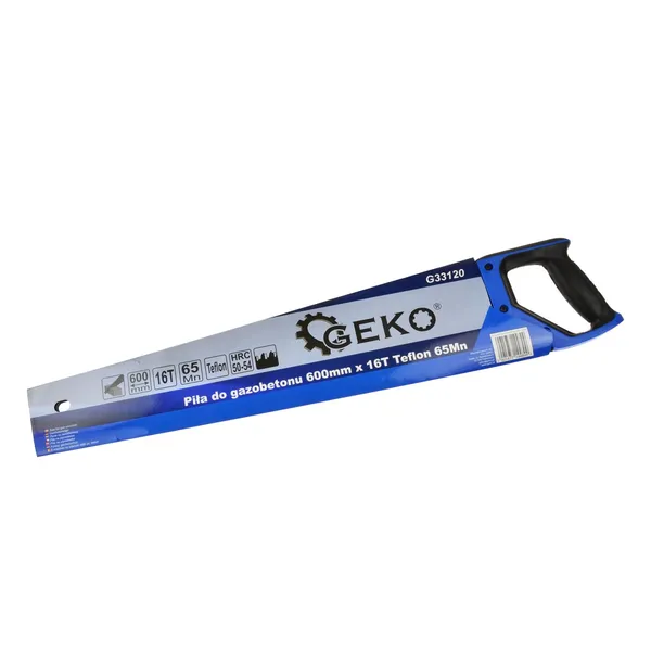 GEKO pórusbeton kézi fűrész 600mm 32/16T Teflon 65Mn G33120 - Image 3