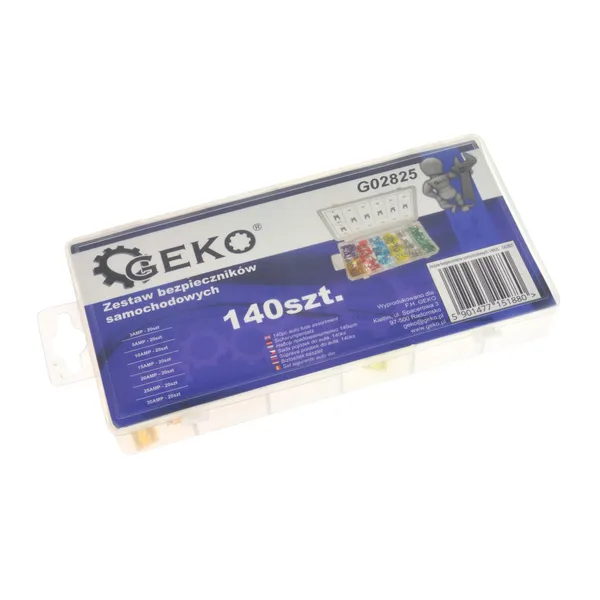 GEKO MINI autós biztosíték készlet 140db G02825 - Image 4