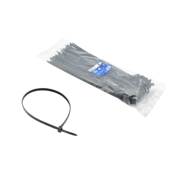 GEKO nylon kábelkötegelő fekete 100x2.5mm UV álló 100db G17101