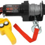 Verke 907 kg drótköteles csörlő távirányítóval 12V  V06030