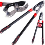 Racsnis ágvágó üllős pengével, 790 mm – PTFE bevonat – T07418