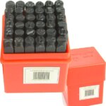 36 részes betű- és számbeütő készlet 6 mm – edzett szénacél – M57486